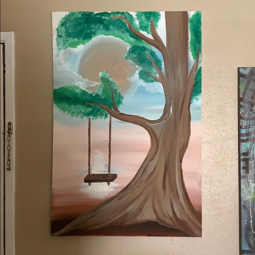 3ftx2ft ORIGINAL acrylic on canvas